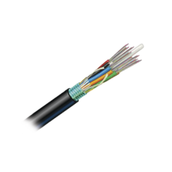 Cable de Fibra Óptica de 12 hilos, OSP (Planta Externa), No Armada, Gel, MDPE (Polietileno de media densidad), Monomodo OS2, 1 M