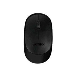 Mouse inalámbrico Acteck Optimize MM276W óptico 1200 dpi 2 botones + scroll color plata, negro AC-932660