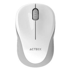Mouse inalámbrico Acteck optimize trip mi480, 2.4 GHz, diseño ultra portable, 1600 DPi, s 2 botones, 1xbat aa incluida, blanco,