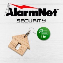 Servicio AlarmNet supervisión comercial de panel cada 1-hora, pago anual