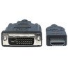 Cable HDMI - DVI-D m-m 3.0m Manhattan