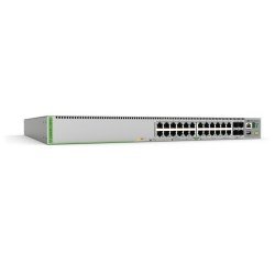 Switch administrable apilable GS980MX/28PSM L3 Gigabit Ethernet, (PoE),20 X 1000-T POE+, 4 X 100/1/2.5/5G-T POE+, 4 X SFP+, 1U