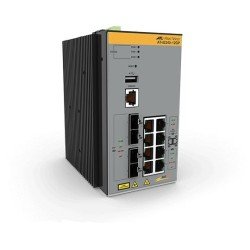 Switch industrial PoE+ capa 3, de 8 puertos 10/100/1000-T, 4 x SFP