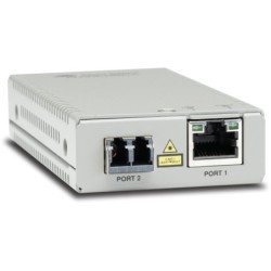 Convertidor de medios gigabit ethernet a fibra óptica, conector LC, multimodo (MMF), distancia de 220 hasta 500 m
