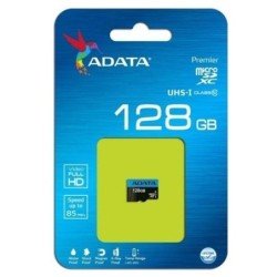 Memoria Micro SD Adata AUSDX128GUICL10A1-RA1, 128 GB, Negro