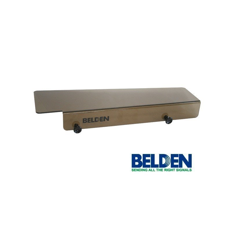 Cubierta de panel frontal Belden ax100045 de fiberexpress soporte de rack 1u