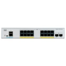 Switch Cisco Catalyst C1000-16p-2g-l 16 puertos gigabit ethernet - PoE, 2x1g SFP