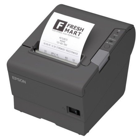Miniprinter Epson TM-T88V-834, térmica, 80 mm o 58 mm, paralela, USB, autocortador, recibo, negra