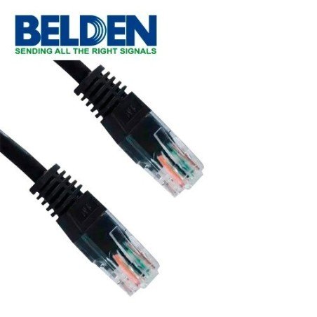 Patch cord UTP cat 6+ Belden C601100004 4ft 1.2m negro