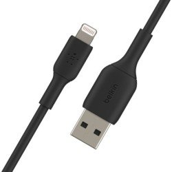BOOST CHARGE - Cable Lightning - Lightning macho a USB macho - 1 m - negro - para Apple 10.5-inch iPad Pro, 12.9-inch iPa