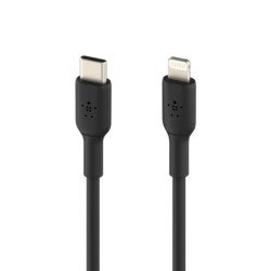 BOOST CHARGE - Cable Lightning - 24 pin USB-C macho a Lightning macho - 1 m - negro - suministro de potencia USB (18W)