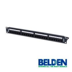 Patch panel revconnect Belden RV6ppf1u24bk cat6 24espacios 1u