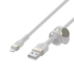 BOOST CHARGE - Cable Lightning - USB macho a Lightning macho - 1 m - blanco - para Apple iPad/iPhone/iPod (Lightning)