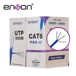 Cable UTP cat6 Enson 12263l305 azul pro-ii 305 m