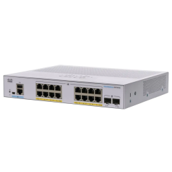 Switch Cisco business serie 350 administrado, 16 puertos 10/100/1000 Poe+, 2x1g SFP, fuente de poder externo