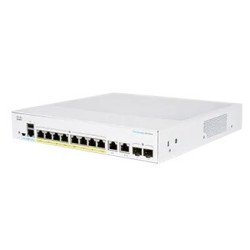 Switch Cisco CBS350-8P-2G-NA - blanco, 8