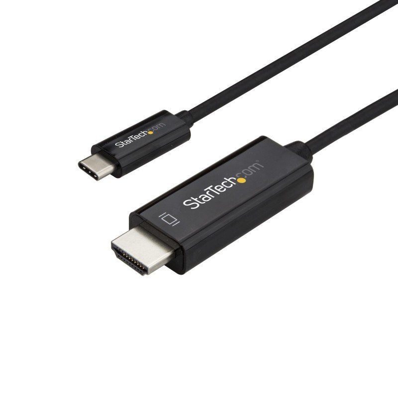 Cable Adaptador USB C a HDMI StarTech.com CDP2HD1MBNL - 1 m, USB C, HDMI, Negro