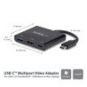 Adaptador Multifunción USB-C a 4K StarTech.com CDP2HDUACP - USB C, Negro