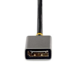 Adaptador HDMI a DisplayPort - Activo - 4K 60Hz - Conversor HDMI 2.0 a DP 1.2 - HDR - Alimentado por el Bus USB