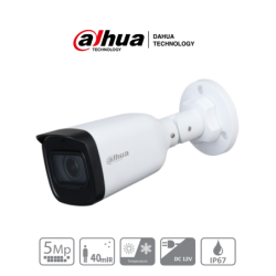 Dahua HAC-B3A51-z - cámara bullet de 5 megapixeles, lente motorizado de 2.7 a 12 mm, IR de 40 m, IP67, CVI, CVBS, AHD, TVI,