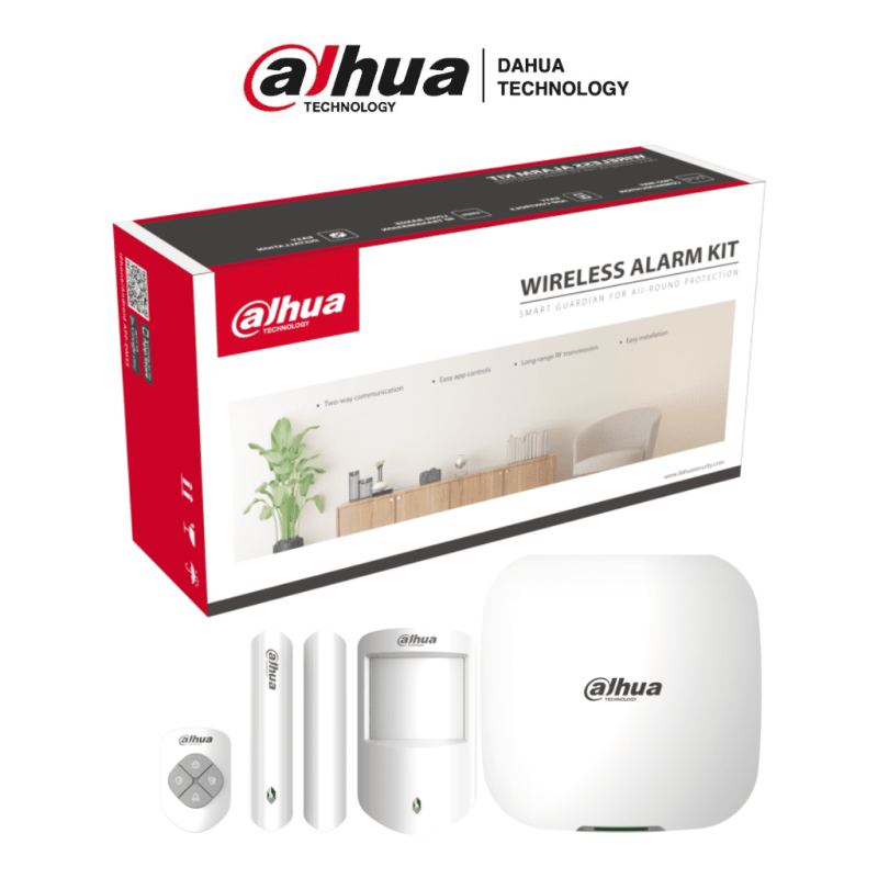 Kit Alarma Inalámbrico con Conexión 4G, Wifi, Ethernet, Monitoreo por APP, Incluye Panel Ethernet, WiFi, 3G, 4G (Dual SIM), 1 Se