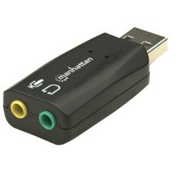 Convertidor Manhattan de USB 2.0 a tarjeta de sonido 5.1