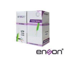 Cable UTP cat5e Enson 12251B100 negro eco 100mts