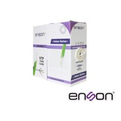 Cable UTP cat5e Enson 12251W100 blanco eco 100mts