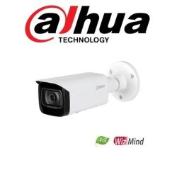 Dahua IPC-HFW5241TN-SE - cámara IP bullet de 2 megapixeles, IA, lente de 3.6 mm, h.265, IR 80 m, detección de rostros, protecció