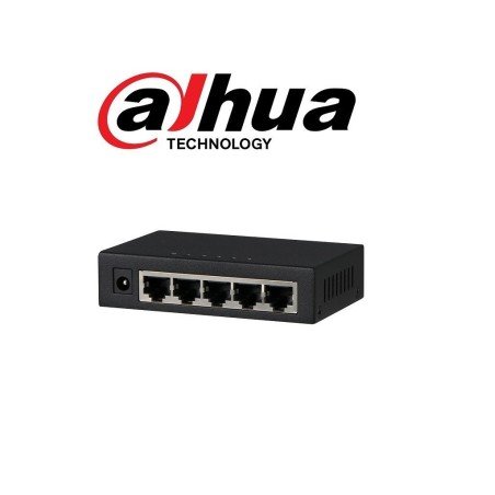 Switch gigabit 5 puertos, no administrable, switching 10g, con protección de descargas,