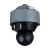 Cámara PTZ Dual de 4 Megapixeles con Inteligencia Artificial, Hunter, Lente panorámico de 6mm, Lente para Detalle de Zoom 10-50m