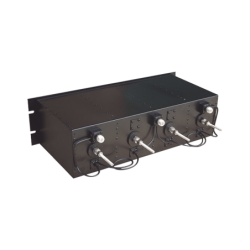 Duplexer pasa banda/rechazo de banda, UHF de 370-410 MHz, para montaje en rack de 19 in, 50 ohm, 4 cavidades, 150 watt, N hembra