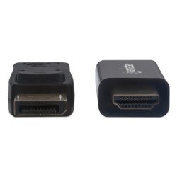 Cable DisplayPort a HDMI Manhattan 152679 - 1.8 m, DisplayPort, HDMI, Negro, Macho/Macho