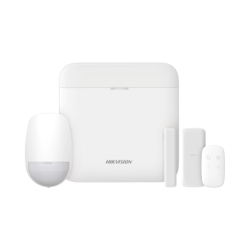 kit de alarma AX pro con GSM (3g/4g), incluye: 1 hub, 1 sensor PIR, 1 contacto magnético Slim, 1 control remoto, wi-fi,