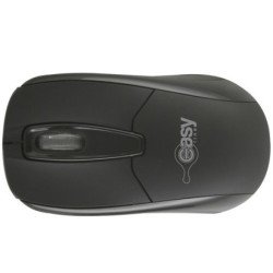 Mouse óptico alámbrico Easy Line compatible con Windows xp/vista/mac os USB negro