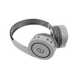 Audífonos on-ear inalámbricos manos libres con BT FM SD 3.5 mm Easy Line by Perfect Choice gris