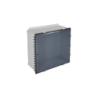 Gabinete de policarbonato, IP66 para uso en interior o exterior, puerta ahumada y removible