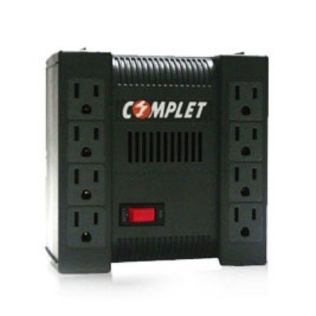 Regulador COMPLET XP1300 - 8, Negro, 1300 VA, 650 W