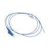 Pigtail de fibra óptica LC simplex, monomodo OS2 9/125, 900um, color azul, 2 metros