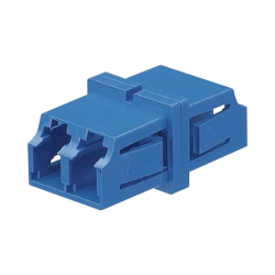 Módulo acoplador LC dúplex, para fibra monomodo, color azul