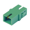Módulo acoplador SC, APC simplex, para fibra monomodo, color verde
