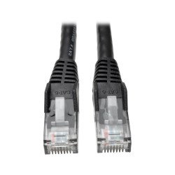 Cable patch Tripp-Lite N201-003-BK - 0.91 m, RJ-45, RJ-45, Macho/Macho, Negro