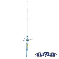 Antena Base UHF Fibra de Vidrio, 6 dB de ganancia, Rango de Frecuencia 450 - 458 MHz.