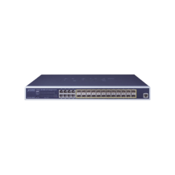 Switch administrable capa 2 con fuente de alimentación redundante, 24 puertos SFP gigabit 100, 1000x, 8 puertos combo RJ45 gigab