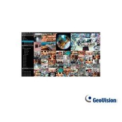 GV-VMS-12CAM GeoVision Este software es una licencia integrada de12 canales con llave USB que permite la conexión de dispositivo