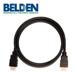 Cable video HDMI Belden HDE001MB alta velocidad 4k 1 mtr negro