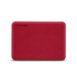 Disco duro externo Toshiba HDTCA10XR3AA 1 TB color rojo
