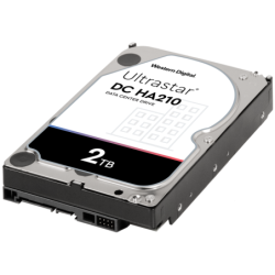 Disco duro interno WD Ultra Star 3.5 2TB SATA3 6Gb/s 128MB 7200rpm 24x7 DVR, NVR, server, datacenter