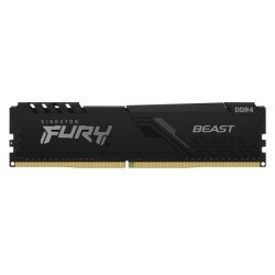 Memoria Kingston UDIMM DDR4 4GB 2666MHz Fury Beast CL16 288pin 1.2v c, disipador de calor para PC, gamer, alto rendimiento