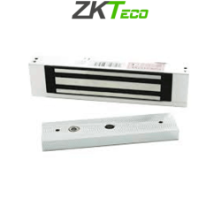 Contrachapa magnética de 120 Kg, para puertas de madera, vidrio o metal, requiere alimentación a 12VDC y conexión NC desde su si